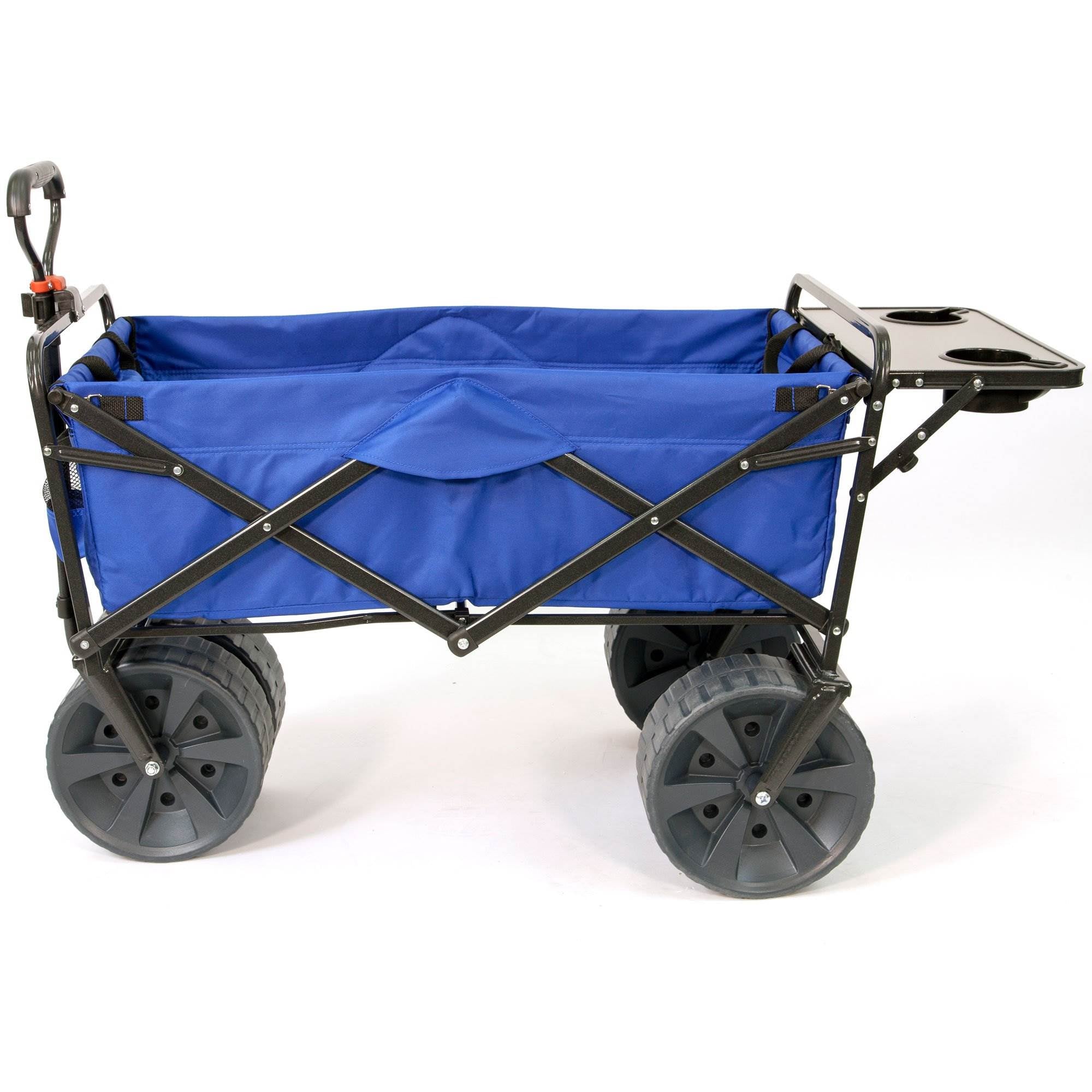 Mac Sports Collapsible Heavy Duty All Terrain Utility Wagon w/Table (2 Pack)