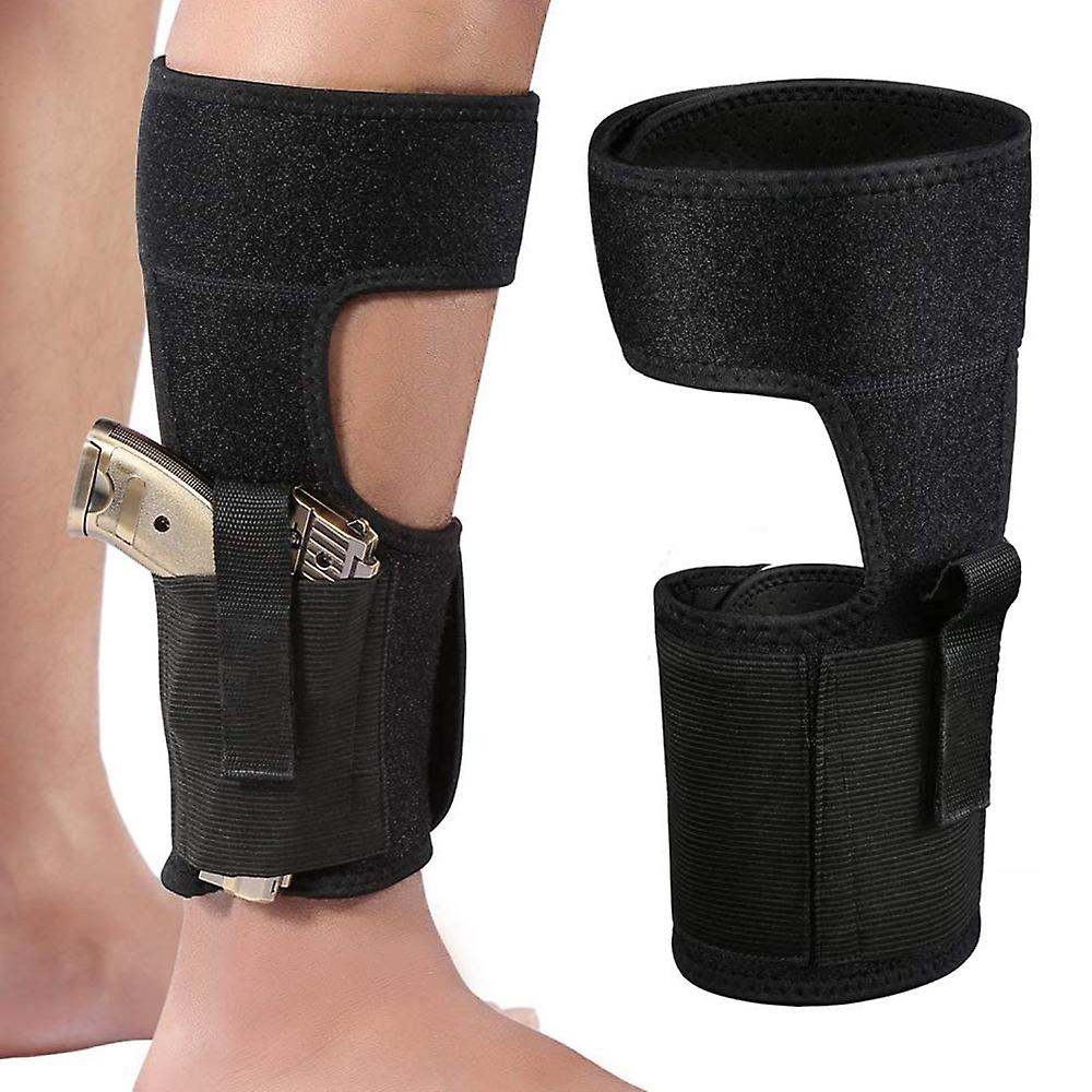 Concealed Pistol Gun Ankle Holster Universal Leg Pistol Gun Holster Leg Pocket Revolvers Handgun Pouch With Magazine Pouch