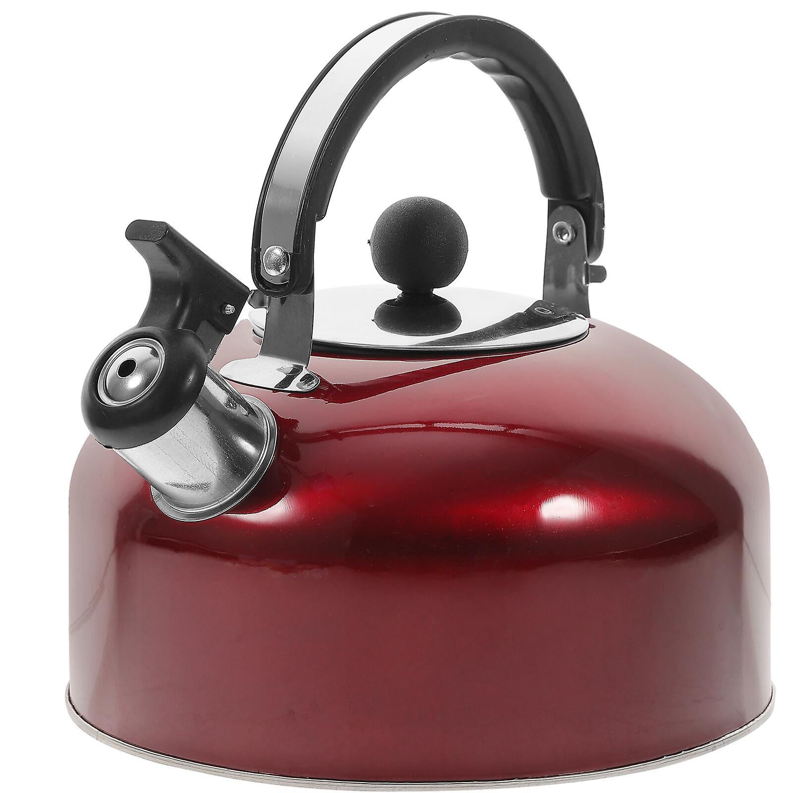 Stainless Steel Whistling Kettle Hemispherical Tea Kettle Sounding Kettle