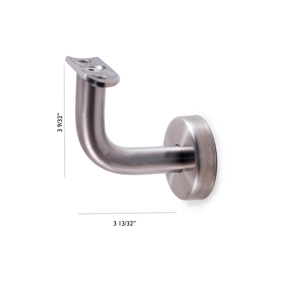 IAM Design Stainless Steel Handrail Support with Concealed Screw Flange Canopy E022S