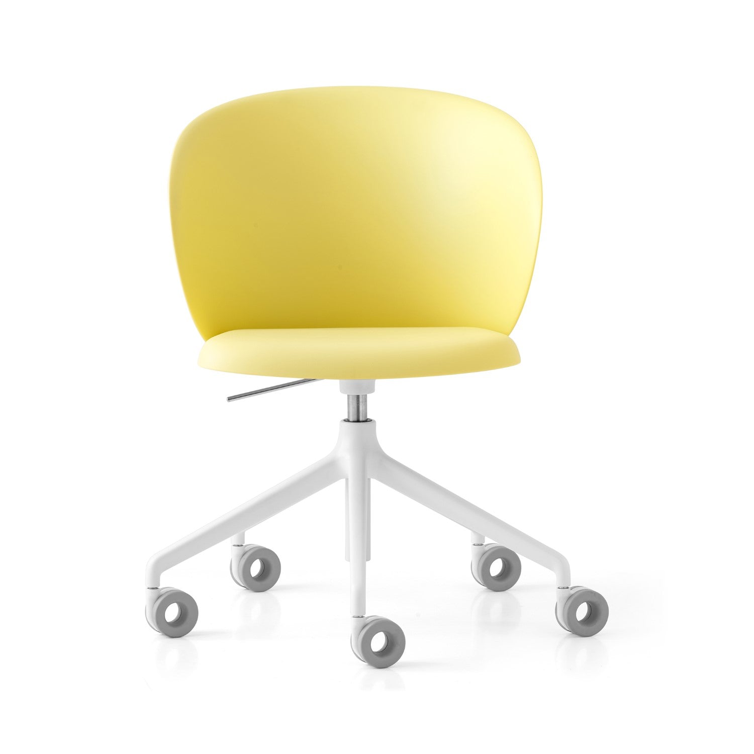 Tuka Indoor/Outdoor Optic White Base Swivel Office Chair