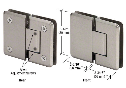 CRL Pinnacle 380 Series Adjustable 180 Degree Glas...