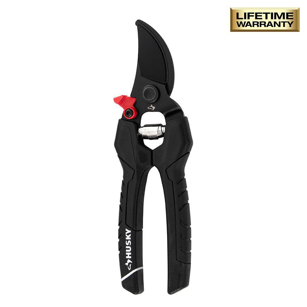 Husky 8 in. Bypass Garden Pruner Shears Husky-11