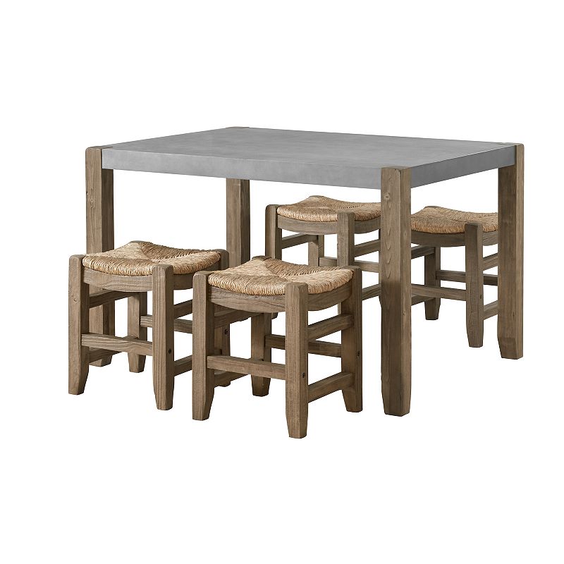 Alaterre Furniture Newport Dining Table 5-piece Set