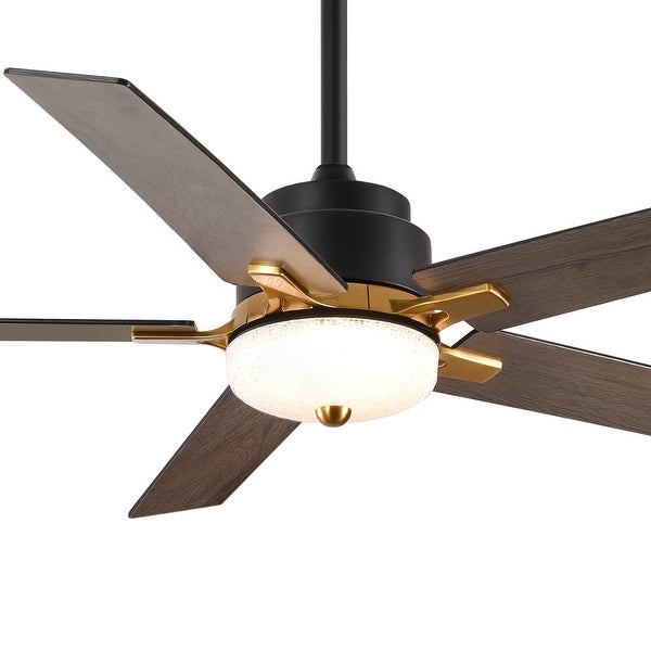 5 Reversible Blade 6-Speed Ceiling Fan with LED Lighting Remote - 52 inch Shopping - The Best Deals on Ceiling Fans | 41659439