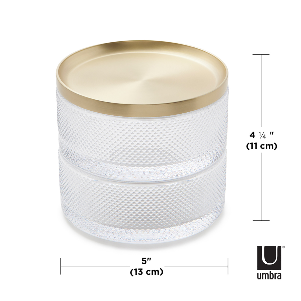 Umbra Round Tesora Jewelry Organizer