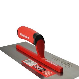 Goldblatt RED SINCE 1885 13 in. x 5 in. Pro EIFS Steel Finishing Trowel G16124