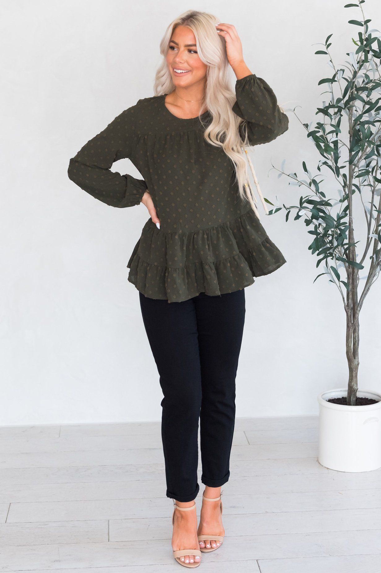 Sweet Glamour Modest Blouse