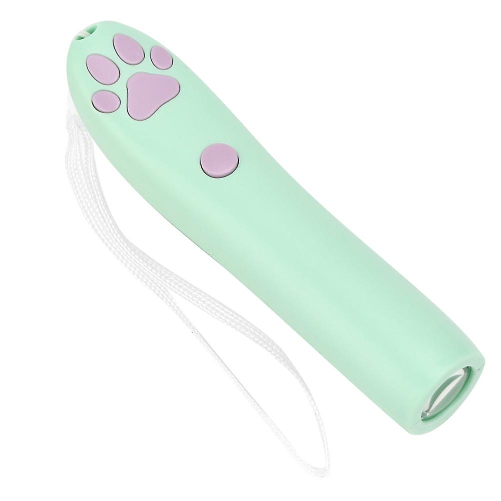 Pet Cat Claw Print Teaser Toy Projector Pen For Pet Playing Interactive Funny Exercise Training Toysgreen