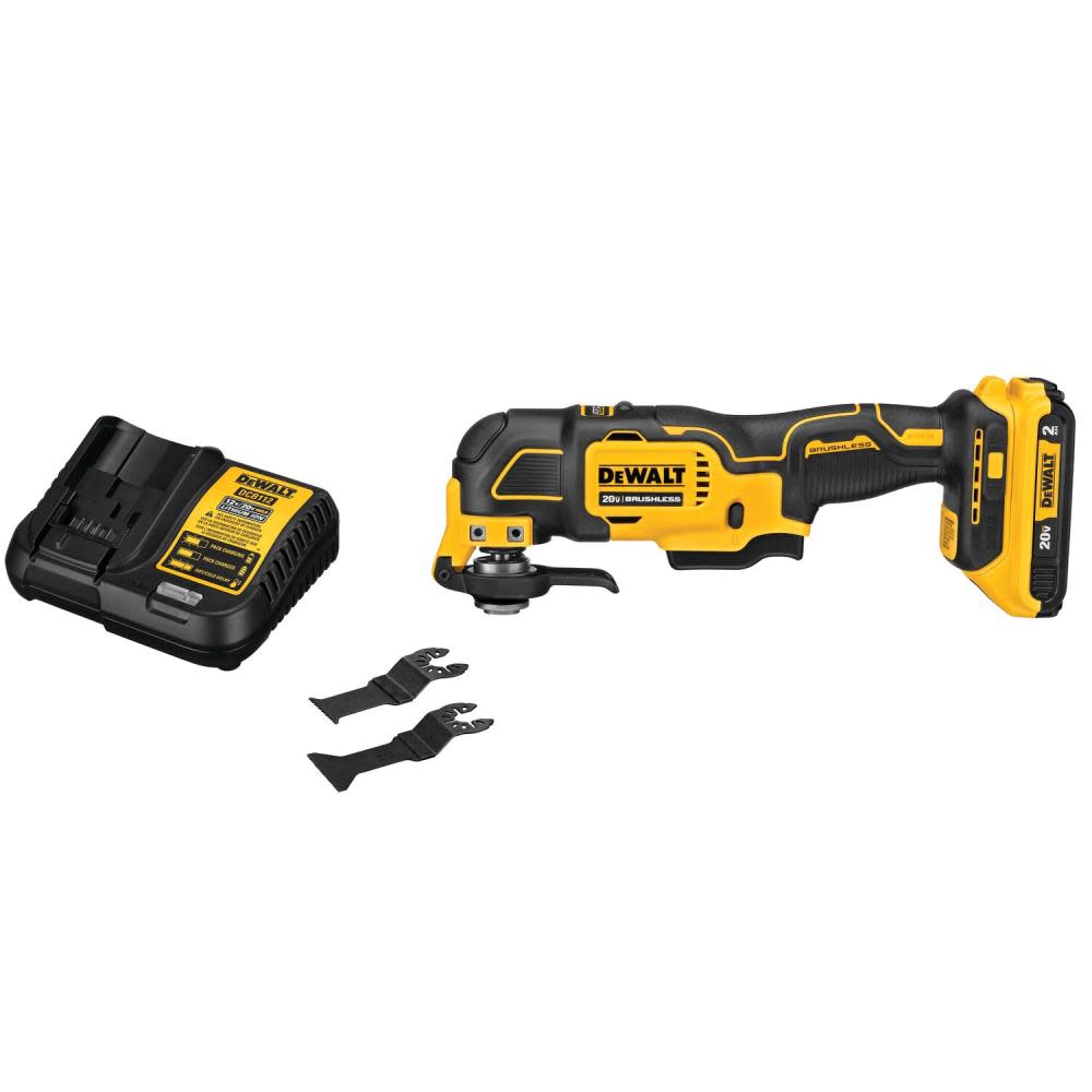 DW ATOMIC 20V MAX* Brushless Cordless Oscillating Multi-Tool Kit DCS354D1 from DW