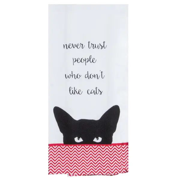 Kay Dee Designs Never Trust Tea Towel