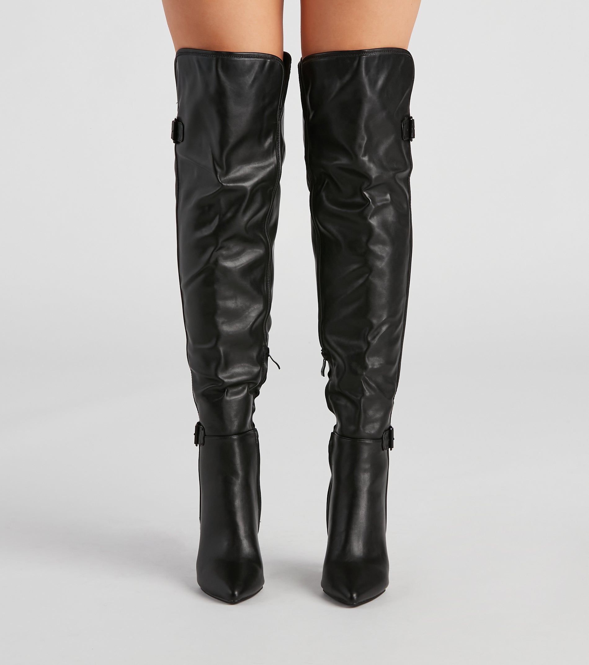 Sleek Moves Over-The-Knee Stiletto Boots