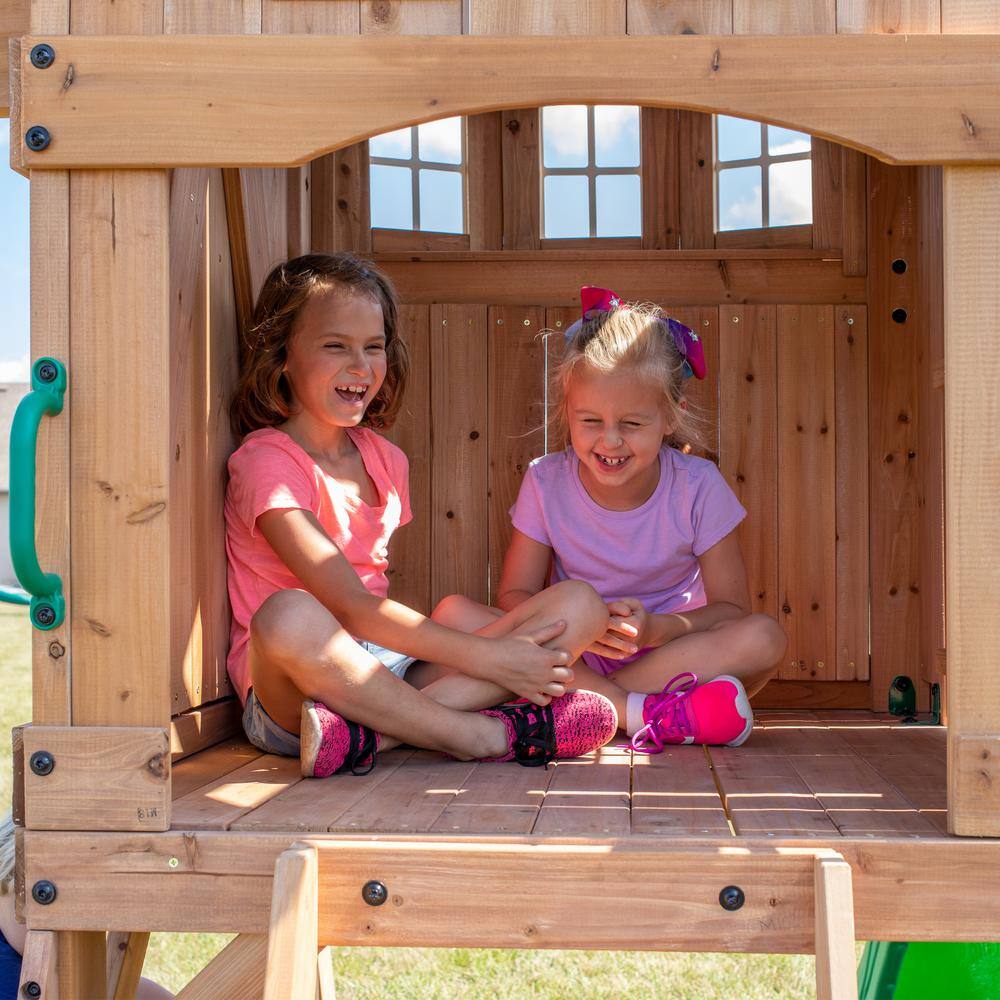 Backyard Discovery Montpelier All Cedar Swing Set 30211FCOM