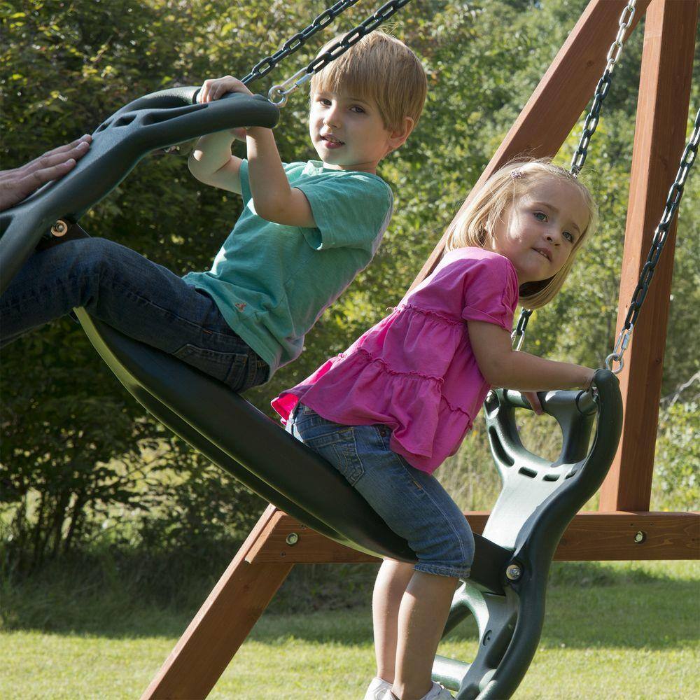 Swing-N-Slide Playsets Dual-Ride Glider Swing NE 3452