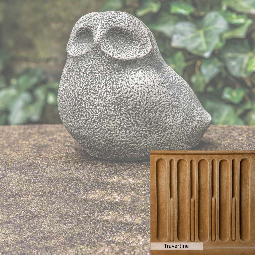 Campania International Stone Owl Statue