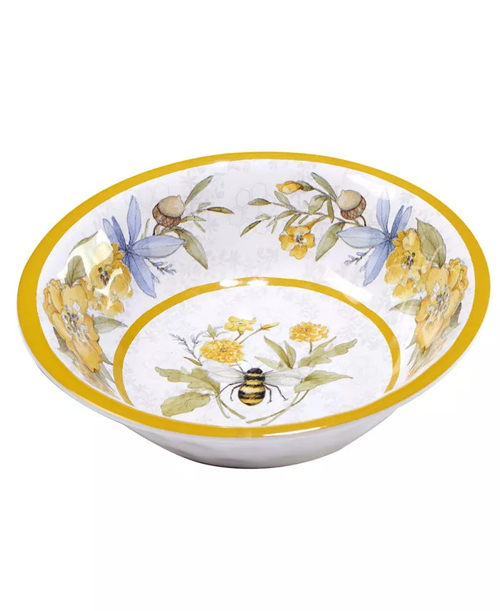 Certified International Bee Sweet Melamine Dinner Set 12 Piece