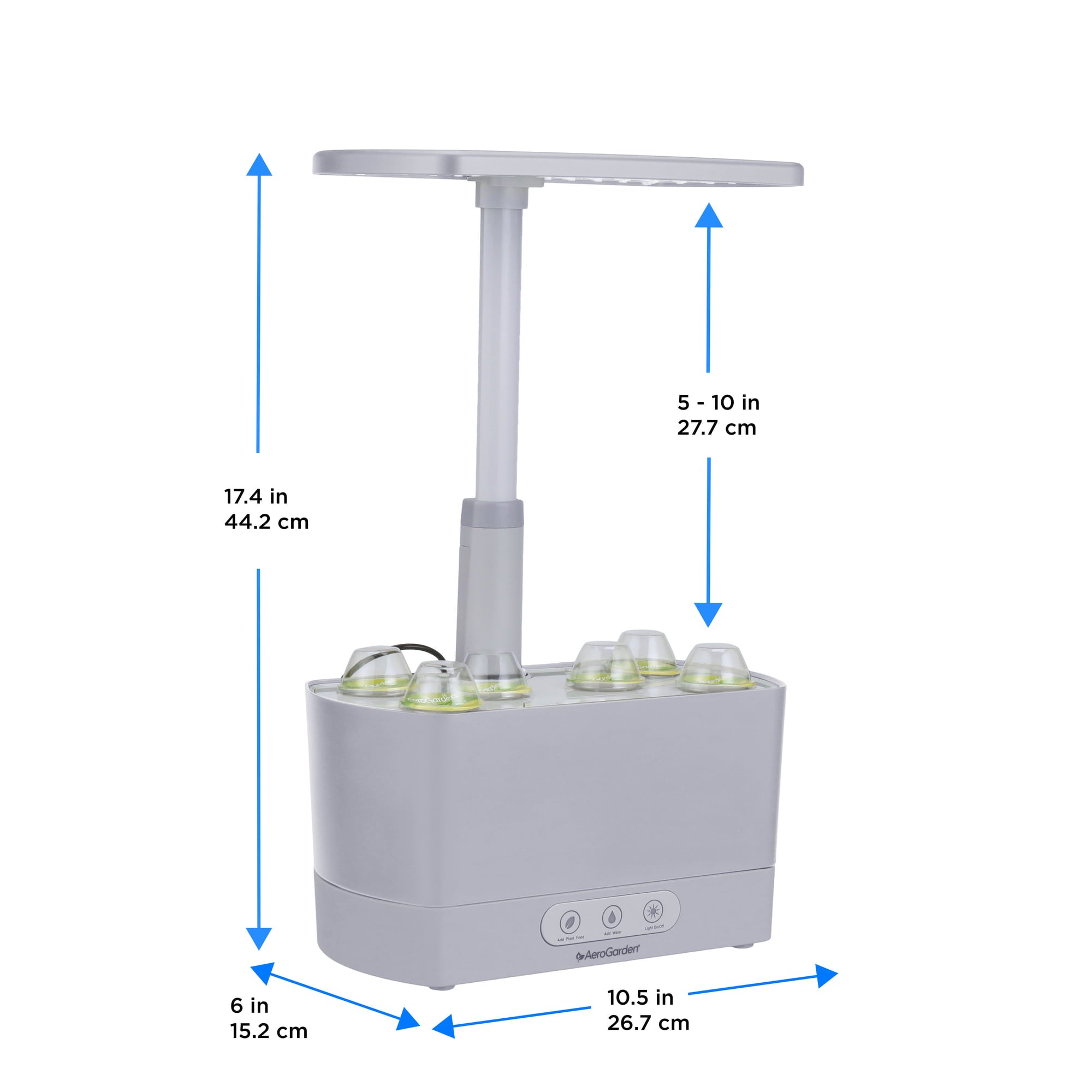 AeroGarden Harvest Grey