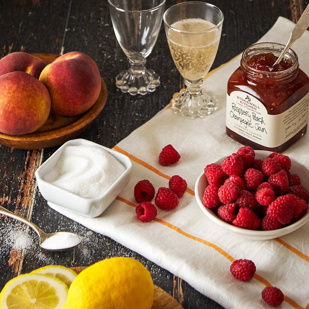 Stonewall Kitchen  Raspberry Peach Champagne Jam