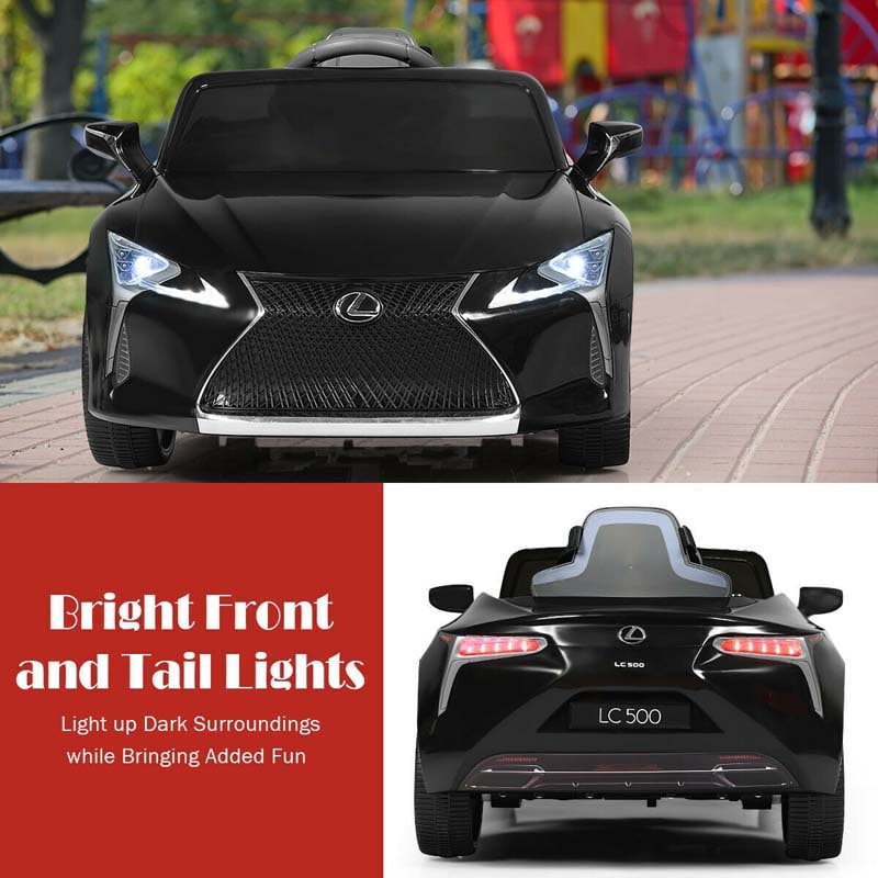 Licensed Lexus LC500 Kids Ride on Car, 12V Battery Powered Electric Vehicle Riding Toy Car with Remote Control