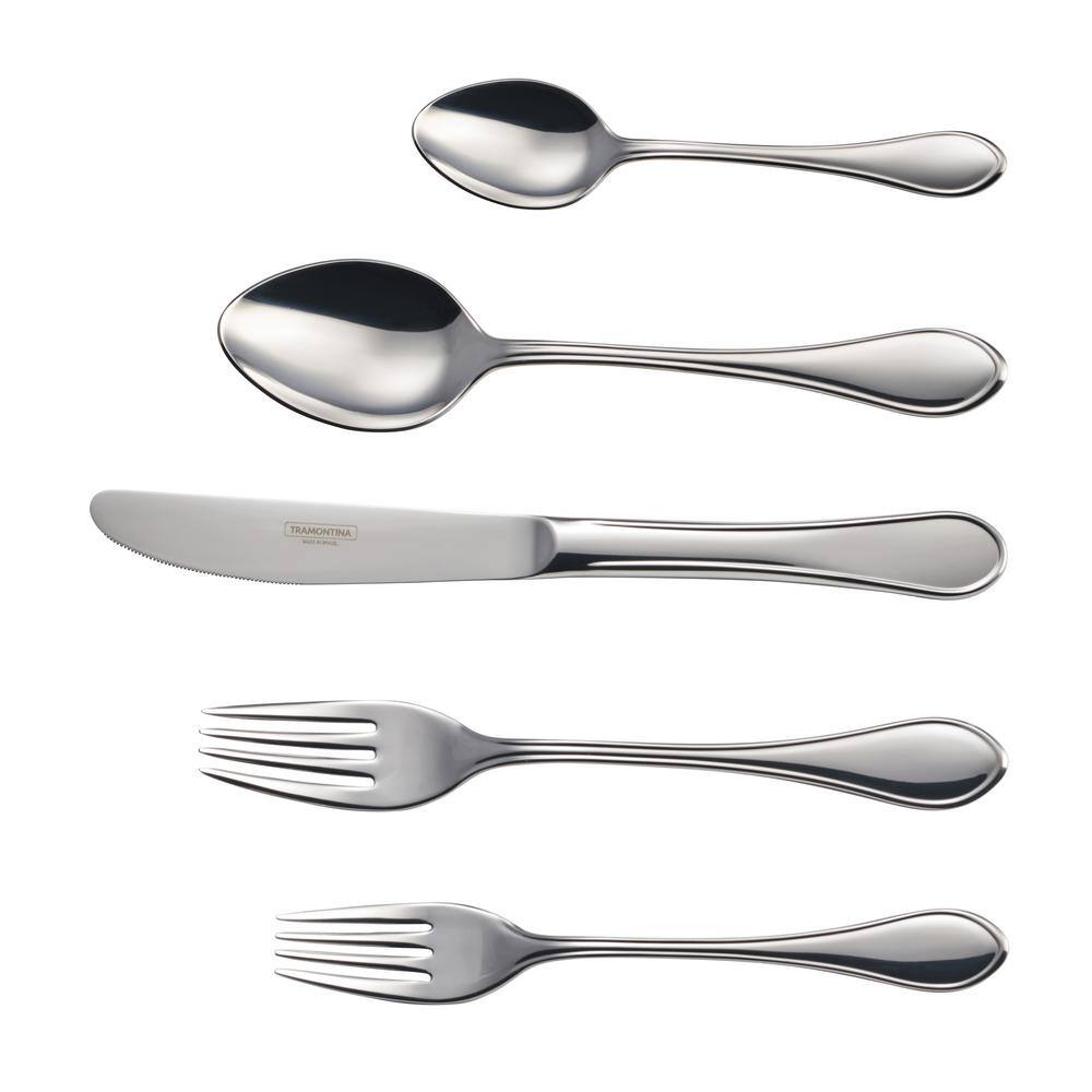 Tramontina Italy 20-Piece 1810 Stainless Steel Flatware Set 80306001DS