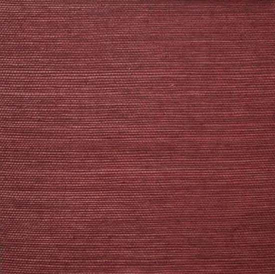 Sisal Wallpaper in Maroon from the Winds of the Asian Pacific Collection by Burke Decor