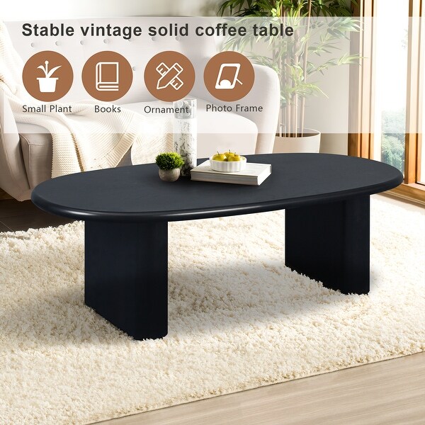 Roomfitters 51'' Tapered Tabletop Coffee Table，Natural Wood