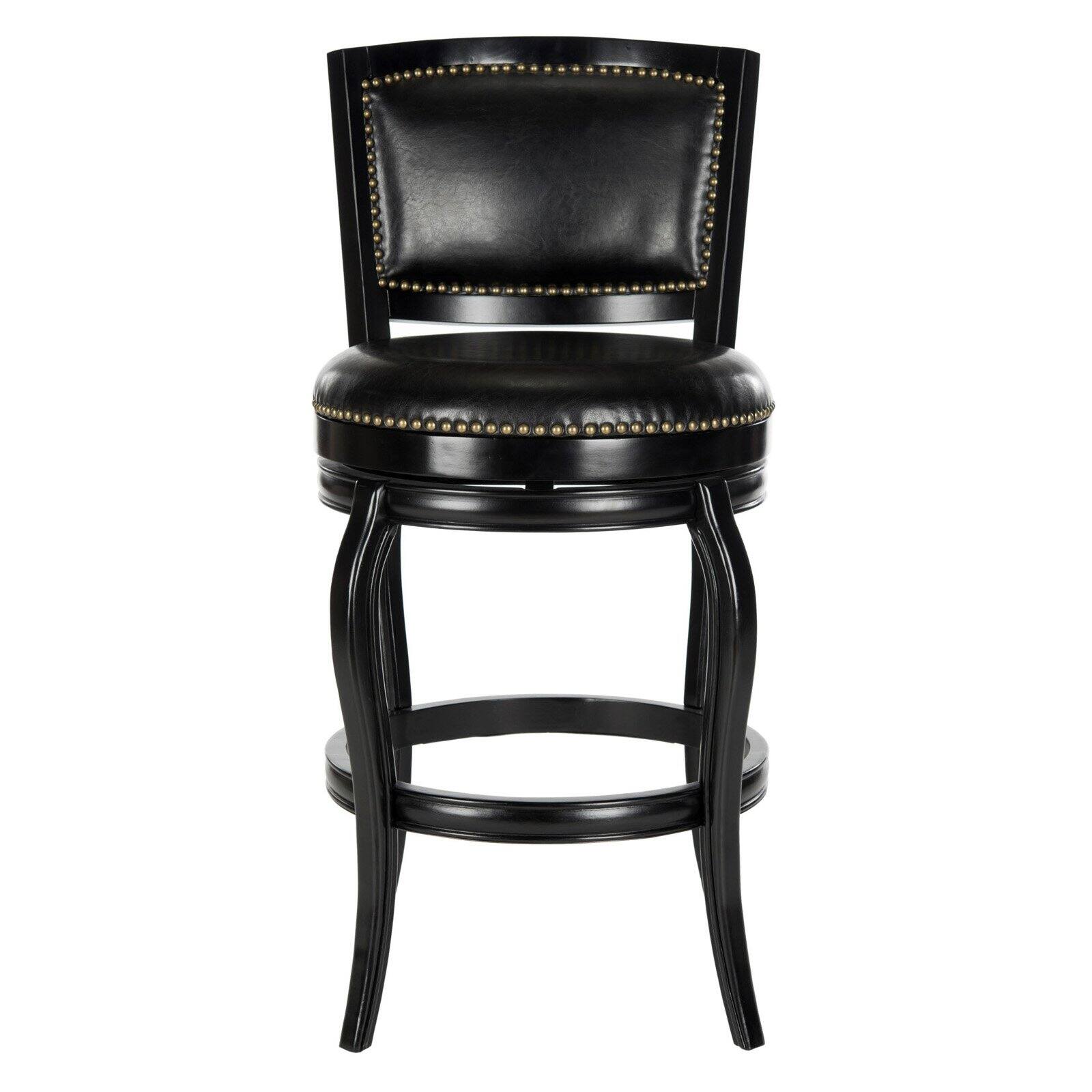 Safavieh Pasquale 45 Bicast Leather Barstool