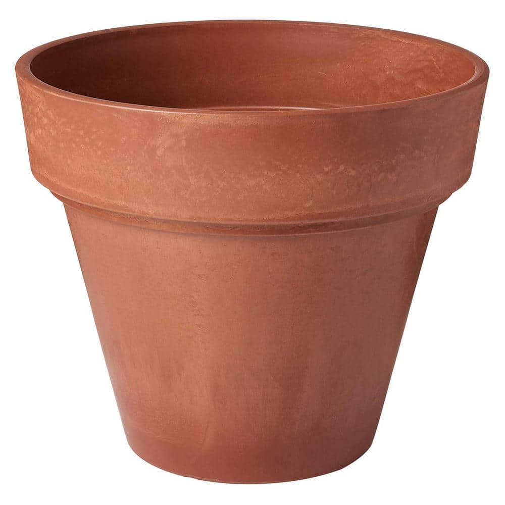 Arcadia Garden Products Traditional 21-1/2 in. x 20 in. Terra Cotta PSW Pot OT55TC