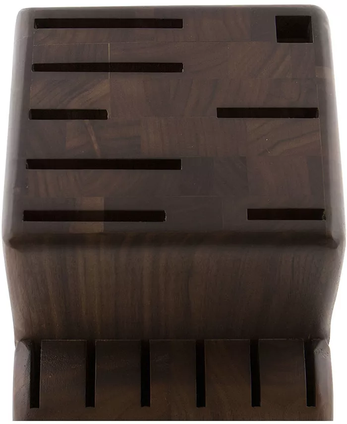 Zwilling Kramer by J.A. Henckels 14-Slot Walnut Knife Block