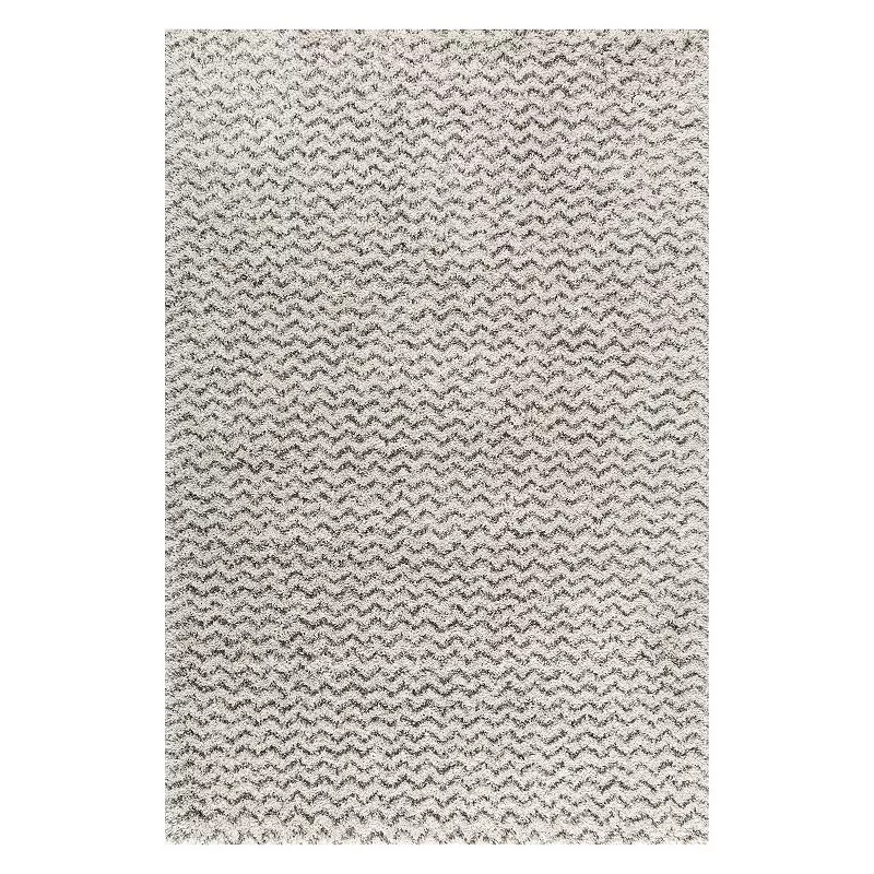 nuLOOM Cuellar Chevron Shaggy Area Rug