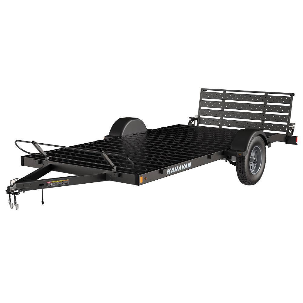 Karavan 2085 lb. Capacity Steel Floor ATV Trailer KUS-2990-78-14-BT