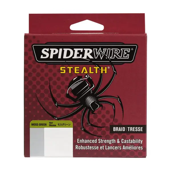 SpiderWire 6 lb Moss Green Stealth Braid Line