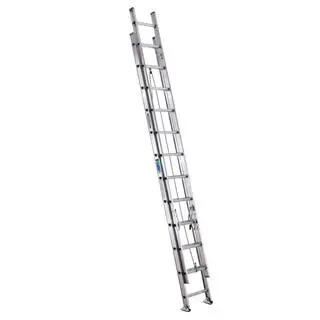 Werner 24 ft. Aluminum Extension Ladder with 225 lbs. Load Capacity Type II Duty Rating