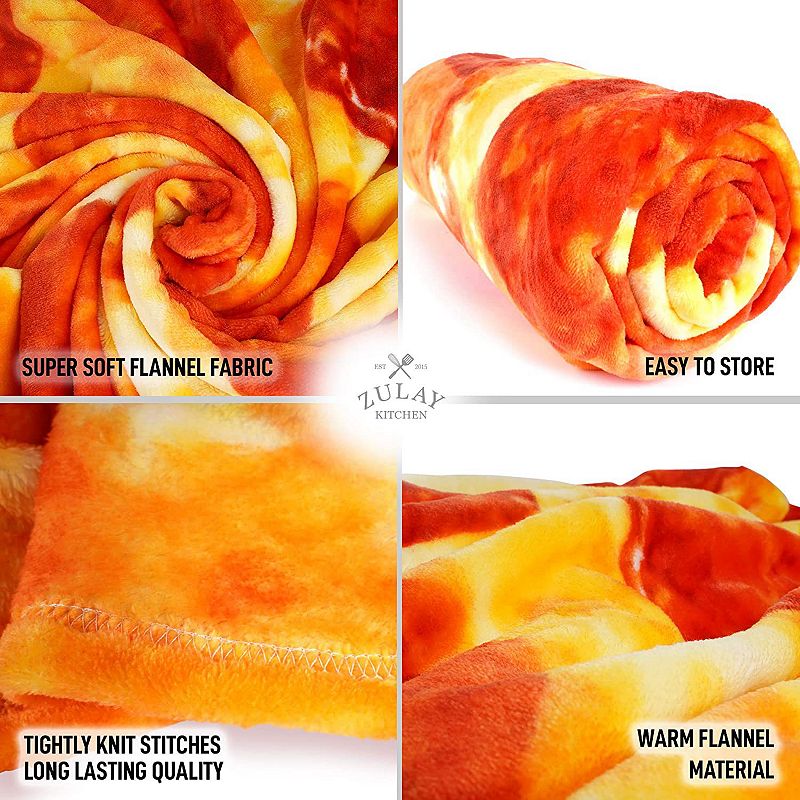 Novelty Big Pizza Blanket Adult and Kids (60 Inch)