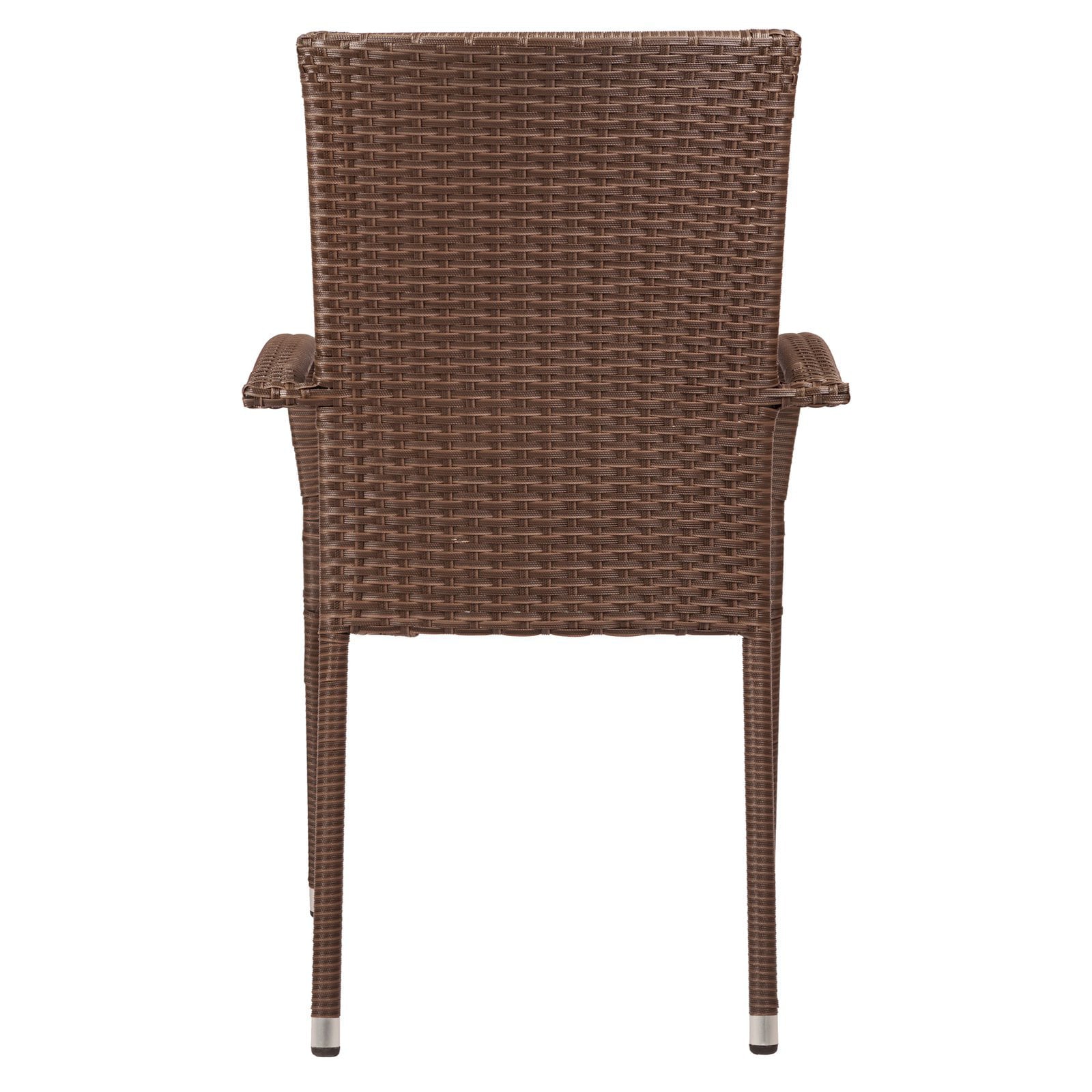 Patio Sense Morgan Outdoor Wicker Chair - Set of 4