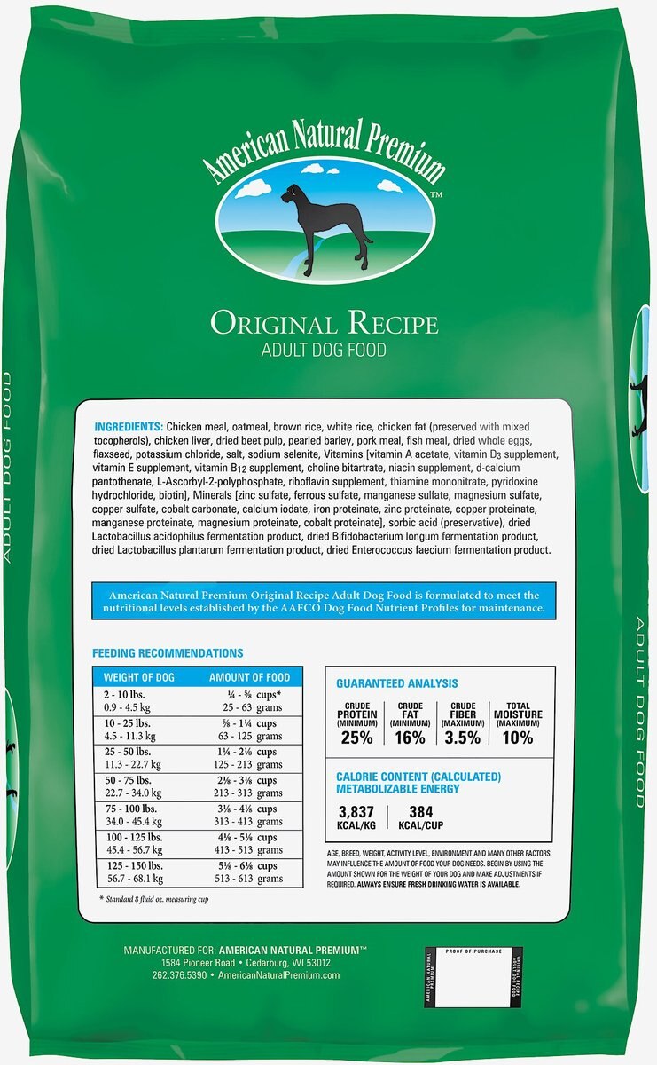 American Natural Premium Original Recipe Dry Dog Food