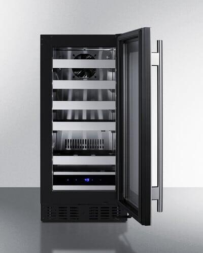 Summit ASDW1522 15 Inch Stainless Steel Wine Cooler