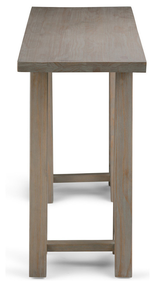 Sawhorse Solid Wood 66 quotwide Modern Console Sofa Table   Transitional   Console Tables   by Homesquare  Houzz