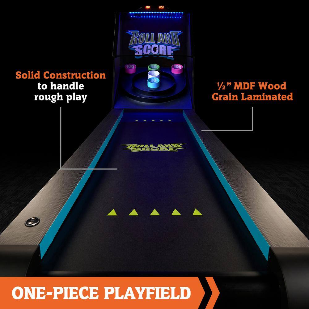 HALL OF GAMES 9 ft. Roll and Score with LED Lights and Electornic Scorer AC208Y21002