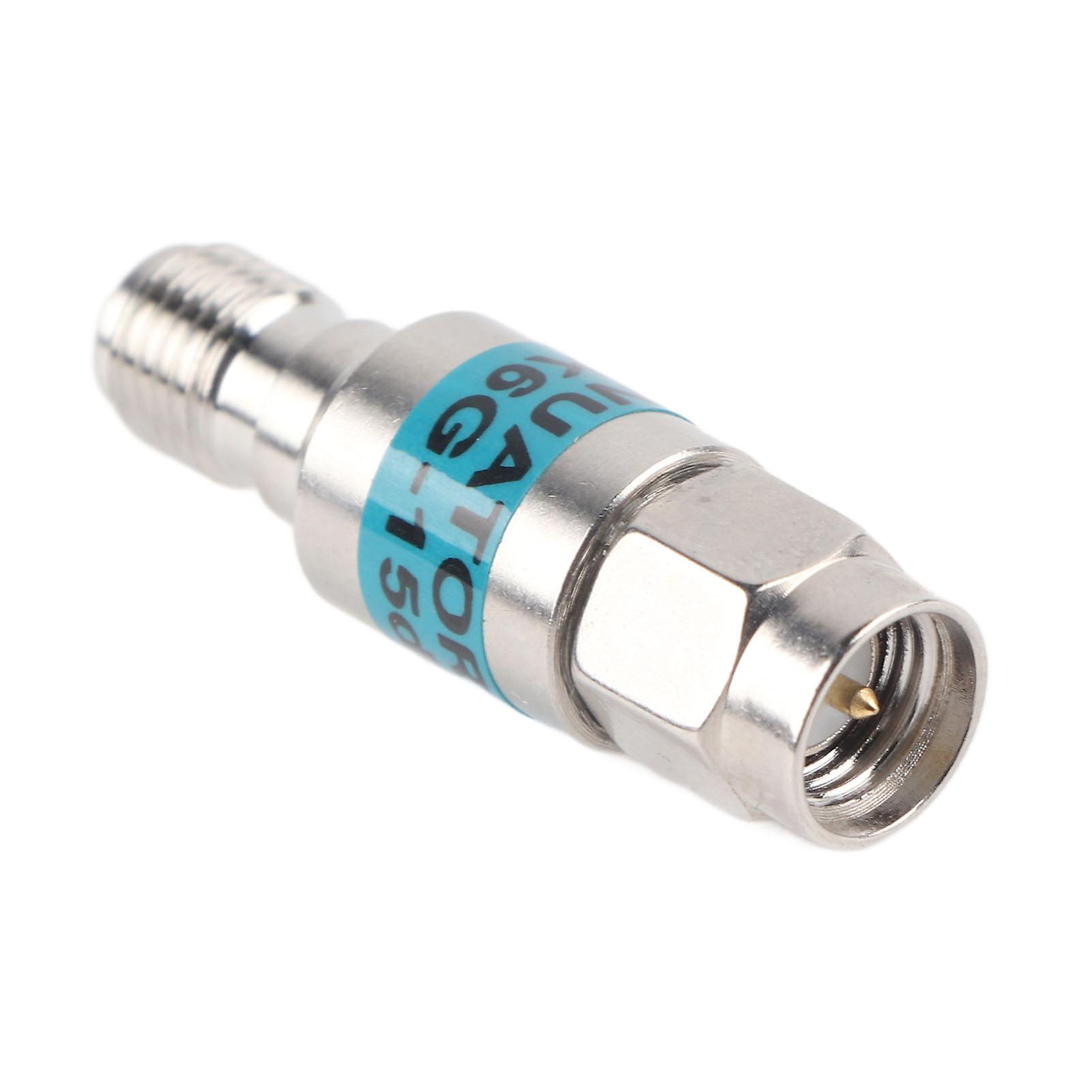 Sma-jk Male To Female Rf Coaxial Attenuator 2w 6ghz 50 1-30db (15db)