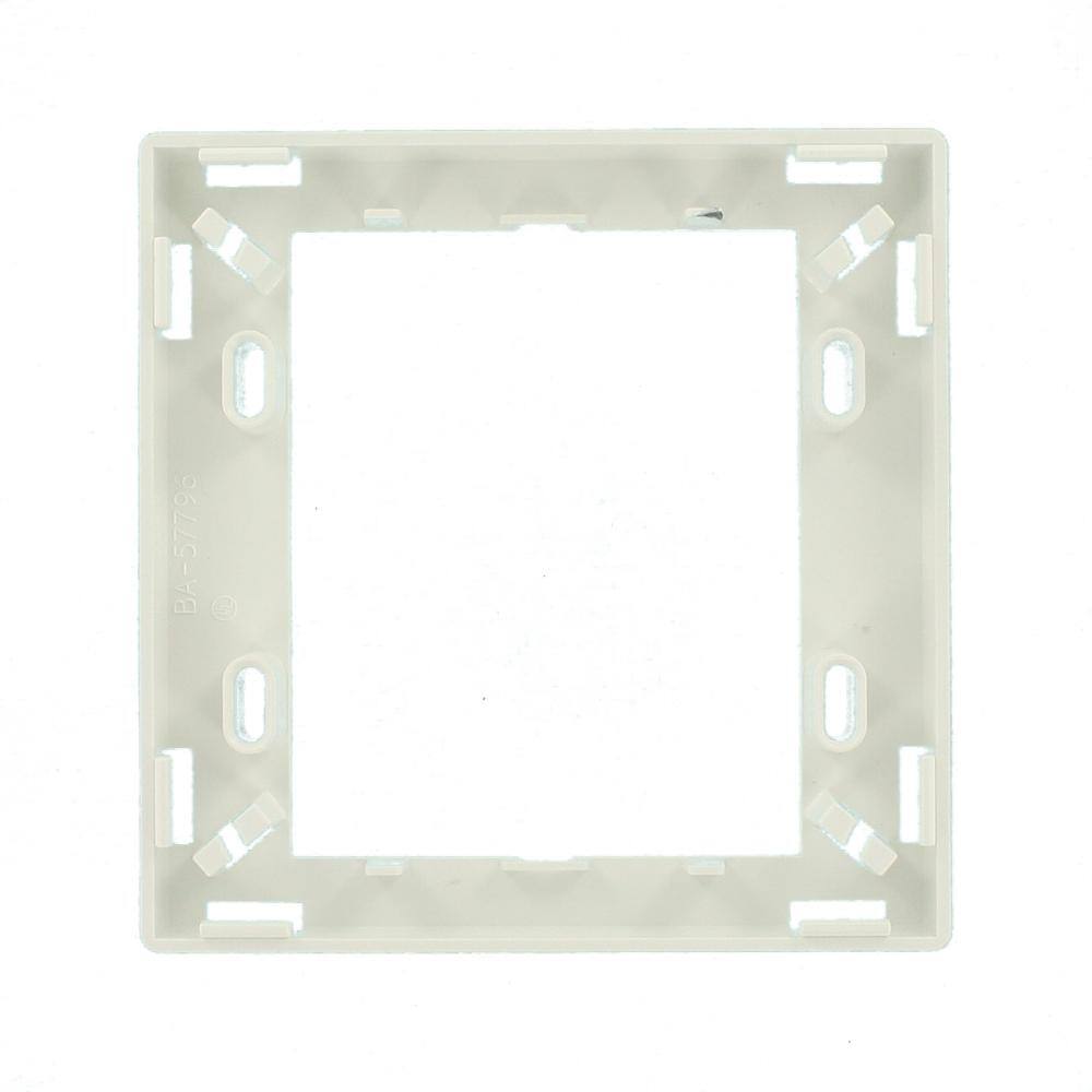 Leviton Multimedia Outlet System (MOS) Fiber Storage-Spacer Ring White 41290-DRW