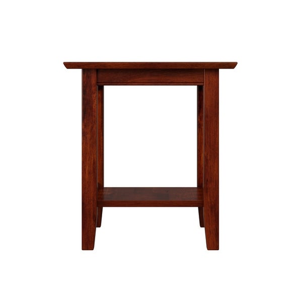 Mission Solid Hard Wood End Table in Walnut