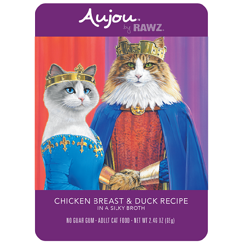 Aujou Chicken Breast  Duck Cat Food Pouch