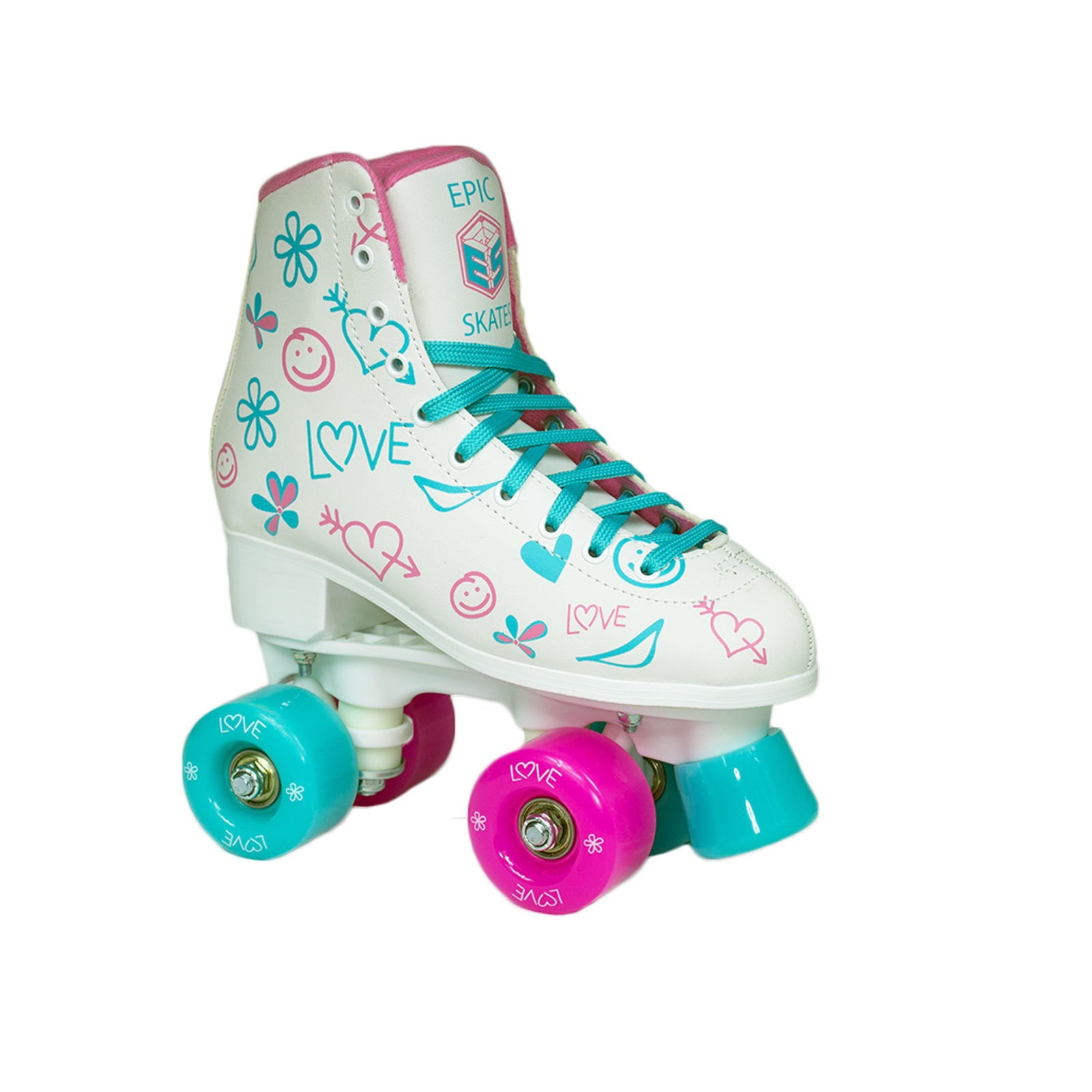 Epic Skates Frost Quad Roller Skates