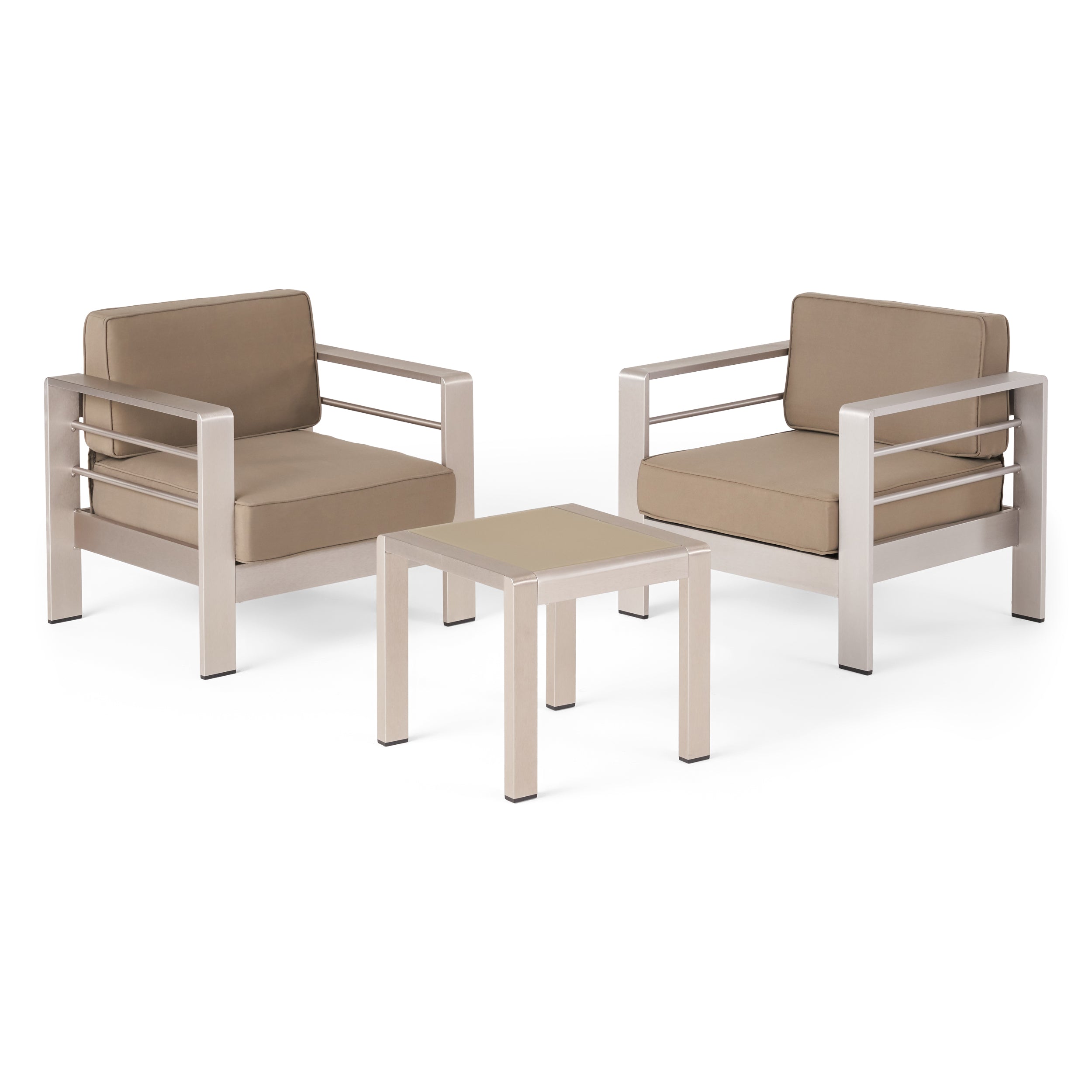 Shirley Coral Outdoor 2 Seater  Club Chair and Table Set