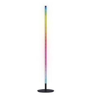 Feit Electric 42 in. Integrated LED Color Changing Smart Home Wi-Fi Connected Wireless Floor Lamp (4-Pack) FLOOR42RGBBLKAG4