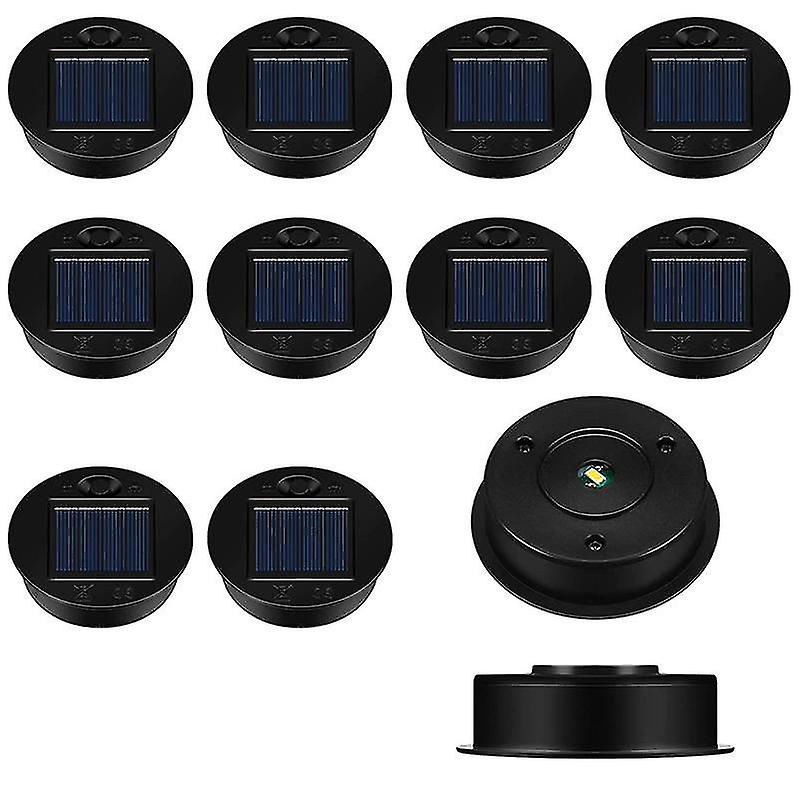 12 Pack Replacement Solar Light Parts Solar Light Replacement Tops Waterproof Led Solar Panel