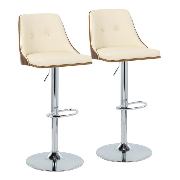 Carson Carrington Oscar Adjustable Bar Stool (Set of 2)