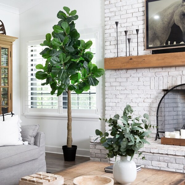 9' Artificial Fiddle Leaf Fig Tree