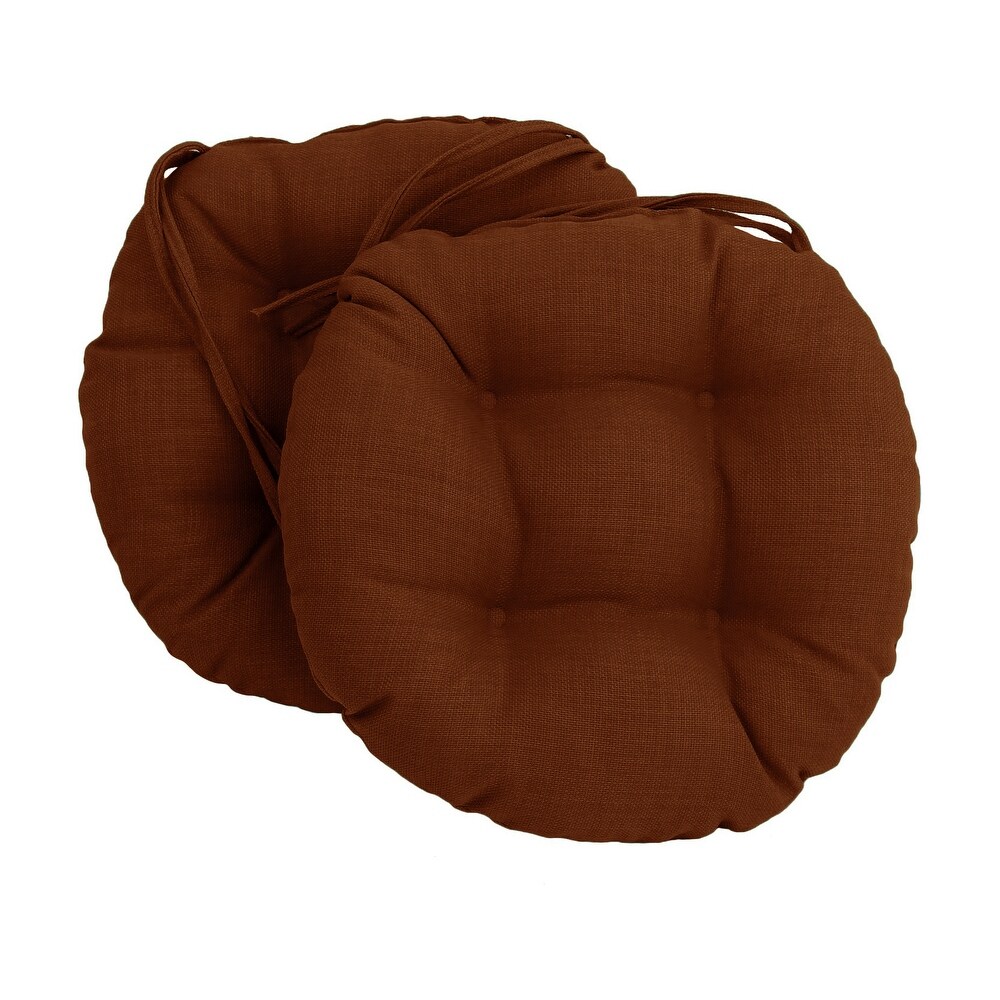 16 inch Round Indoor/Outdoor Chair Cushions (Set of 2)